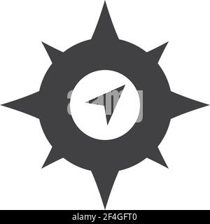 Compass  logo template vector icon illustration Stock Vector