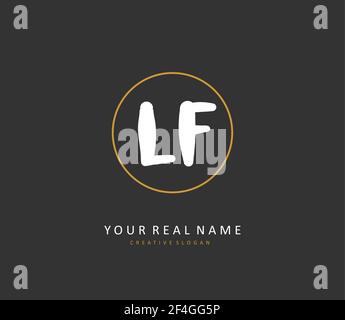 LF Signature Logo Template Stock Vector Image & Art - Alamy