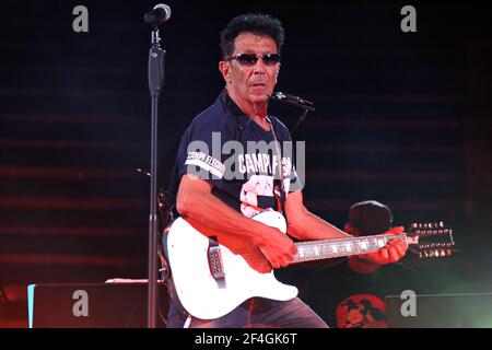 Verona, Italia. 12th Sep, 2020. edoardo bennato durante Edoardo Bennato al Festival della Bellezza, Concerto in Verona, Italia, 12 settembre 2020 Credit: Independent Photo Agency/Alamy Live News Stock Photo