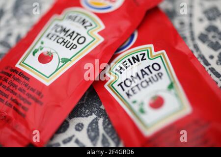 Heinz ketchup from Burger King Stock Photo - Alamy