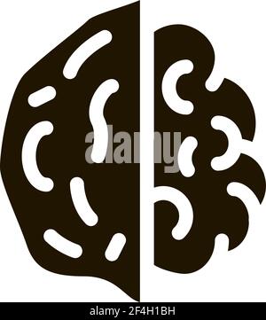 Walnut Nut Icon Vector Glyph Illustration Stock Vector