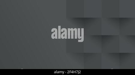 Abstract web template black background with shadow - Vector ...