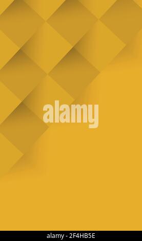 Abstract orange background, web template, squares with shadow - Vector illustration Stock Vector