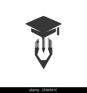 Education and modern study logo. Stock Vector