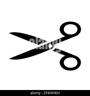 Scissors icon vector illustration. Flat design on white background Stock Vector