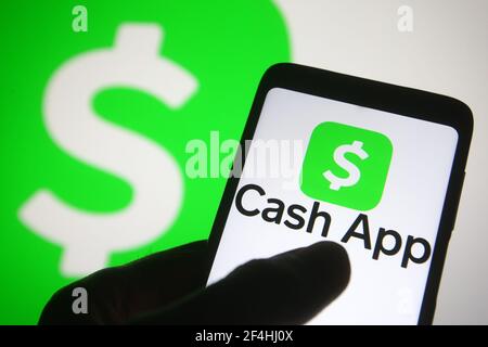 In this photo illustration a Cash App seen displayed on a smartphone ...