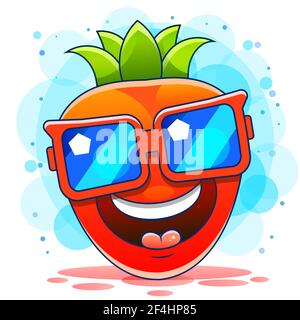 Vector watercolor hand drawn strawberry. stock illustration on a white background. For design, decoration, logo. Stock Vector