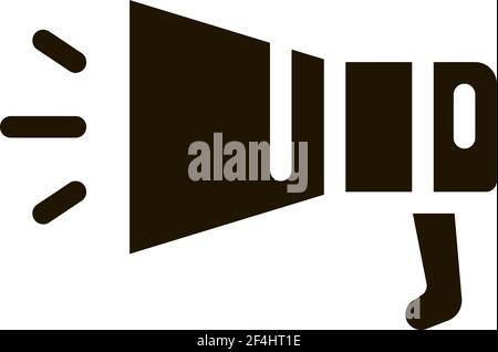 Loudspeaker Tool Icon Vector Glyph Illustration Stock Vector