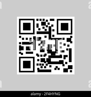 WebScan QR code to smartphone with app for payment everything.  Stock Vector