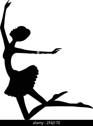 modern ballet dancer, ballerina Stock Vector