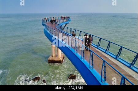 Scenery of Cheongsapo Daritdol Observatory Skywalk, Haeundae, Busan, South Korea, Asia