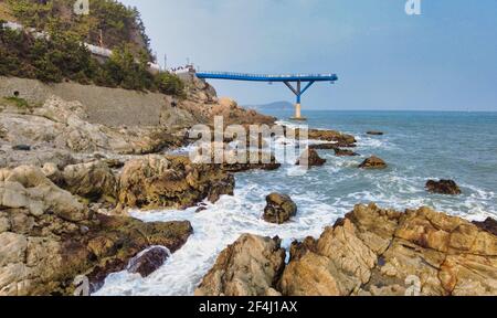 Scenery of Cheongsapo Daritdol Observatory Skywalk, Haeundae, Busan, South Korea, Asia