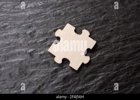 jigsaw puzzle game piece as concept of creative, logical thinking Stock Photo