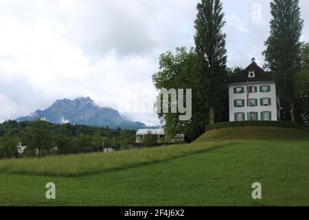 Richard Wagner Museum in Lucerne Stock Photo