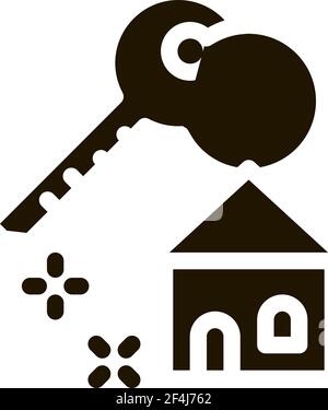 Winning House Icon Vector Glyph Illustration Stock Vector