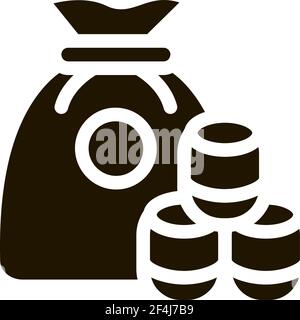 Lotto Icon Vector Glyph Illustration Stock Vector