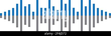 Sound wave logo vector icon illustration design Stock Vector