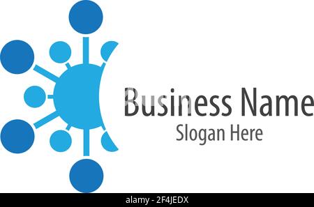 Molecule vector icon illustration design Stock Vector