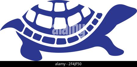 Turtle logo vector icon illustration design Stock Vector