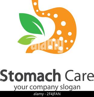 Stomach logo creative vector icon illustration Stock Vector