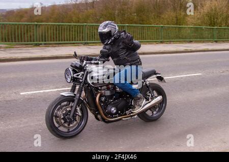 Triumph Speed Twin (2019); Motorbike rider; two wheeled