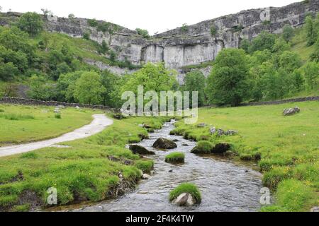 Malham Cove, North Yorkshire Stock Photo