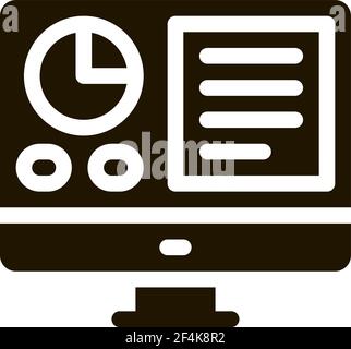 Statistician Assistant Hand Icon Vector Stock Vector