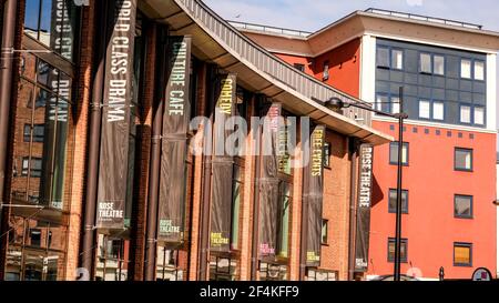 London UK, March 22 2021, The Rose Theatre In Kingston Closed During Covid-19 Coronavirus Pandemic Lockdown Stock Photo