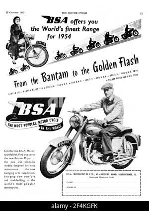 Bsa motorcycle hi-res stock photography and images - Alamy