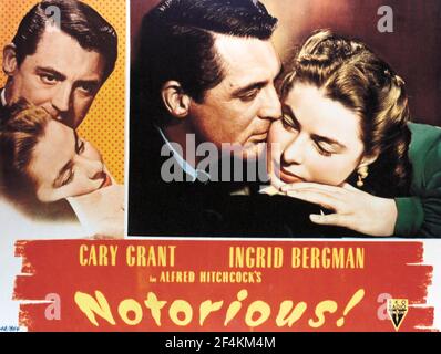 NOTORIOUS (1946), directed by ALFRED HITCHCOCK. Credit: RKO RADIO PICTURES / Album Stock Photo