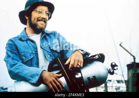 RICHARD DREYFUSS in JAWS (1975), directed by STEVEN SPIELBERG. Credit: Zanuck/Brown Productions/Universal Pictures / Album Stock Photo