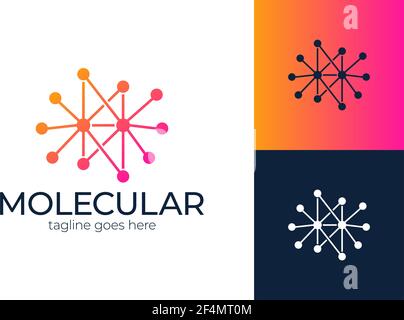 Pixel technology logo designs concept vector, Network Internet logo symbol Stock Vector