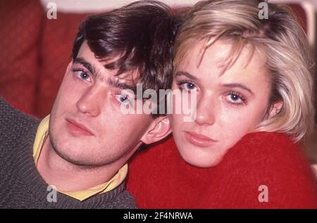 Young couple portrait, Highgate, London Borough of Haringey, Greater London, England, United Kingdom Stock Photo