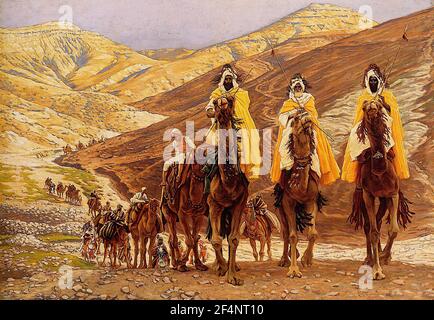 Journey of the magi james tissot hi res stock photography and