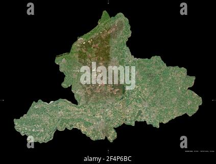 Gelderland, province of Netherlands. High resolution satellite map ...