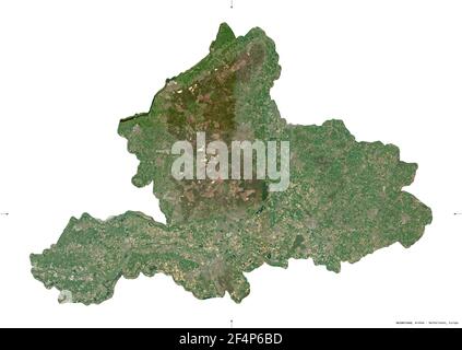 Gelderland, province of Netherlands. High resolution satellite map ...