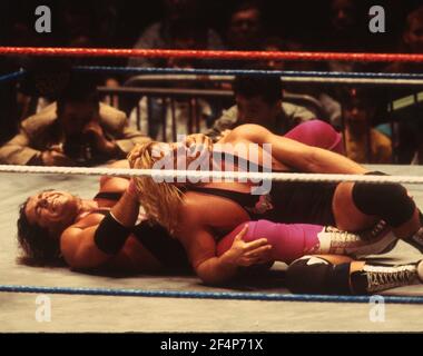 Bret & Owen Hart 1994 Photo By John Barrett/PHOTOlink Stock Photo