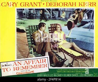 AN AFFAIR TO REMEMBER 1957 20th Century Fox film with Deborah Kerr and Cary Grant Stock Photo