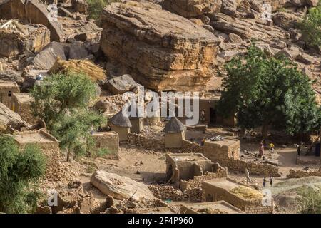 Cliff of Bandiagara (Land of the Dogons), Mali Stock Photo