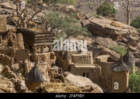 Cliff of Bandiagara (Land of the Dogons), Mali Stock Photo