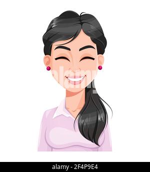 Premium Vector  Laughing character face