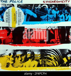 The Police Synchronicity album cover Stock Photo - Alamy