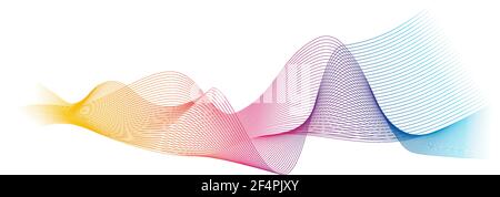 Wave line vector icon illustration design Stock Vector