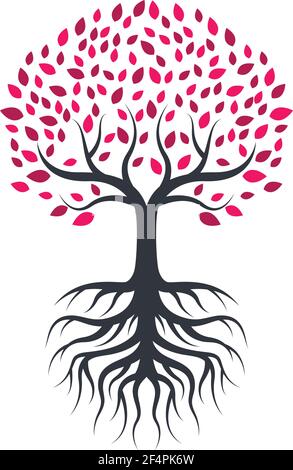Tree icon logo template vector illustration Stock Vector Image & Art ...