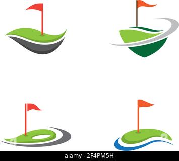Golf  logo template vector icon design Stock Vector