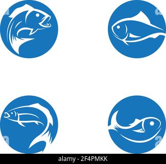Fish logo images Stock Vector