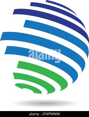 Global logo images Stock Vector
