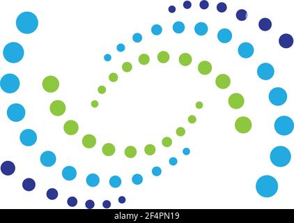 Molecule logo vector icon design Stock Vector