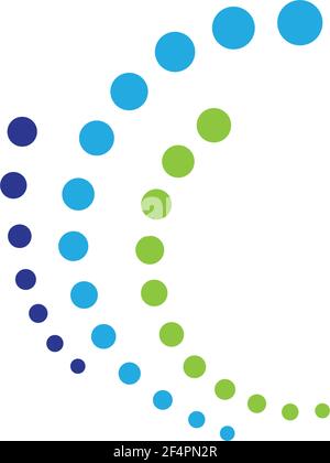 Molecule logo vector icon design Stock Vector
