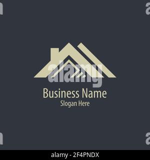 Real estate logo images Stock Vector